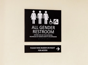 All Gender Restroom ADA Sign Made by The ADA Factory in USA