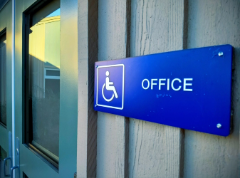 Custom Office ADA Sign Made by The ADA Factory in USA
