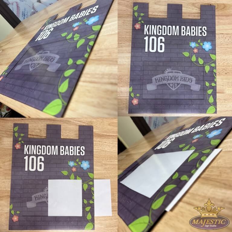 Kingdom Babies 106 Custom ADA Signs Made by The ADA Factory